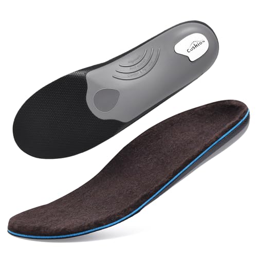 220+ lbs Plantar Fasciitis High Arch Support Insole for Men Women