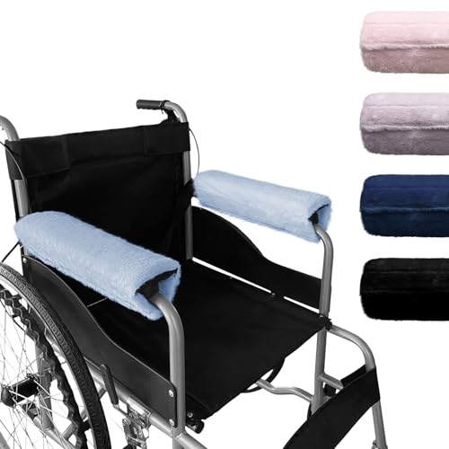 Wheelchair Armrest Pads Covers Fuzzy Desk Chair Arm Pads Soft