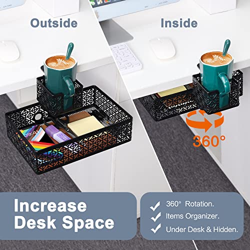 Under Desk Drawer Organizer Clip