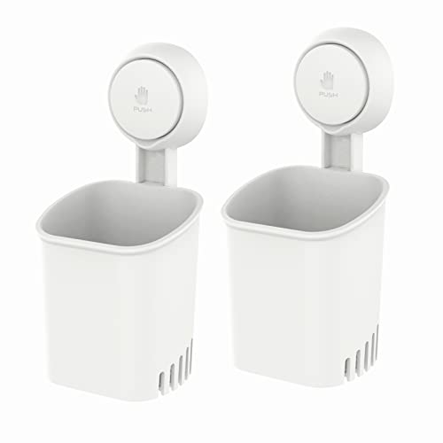 Toothbrush Holder Suction Cup Wall Mounted Drill