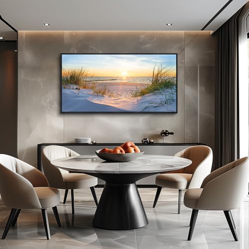 Wall Decor For Living Room Beach Wall Art Canvas Prints Wall Art Bedroom Office Decoration Abstract Painting Rural Natural Landscape Pictures Artworks Ready To Hang Farmhouse Aesthetic Home Decor