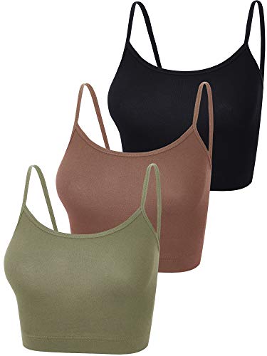 Women Cropped Cami Tank Tops