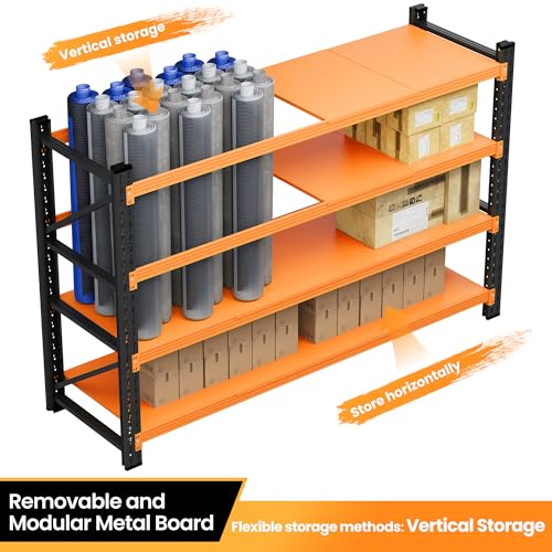 Heavy Duty Metal Garage Shelving Units Adjustable Storage Shelf