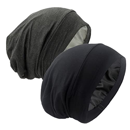 Silk Satin Lined Bonnet Sleep Cap