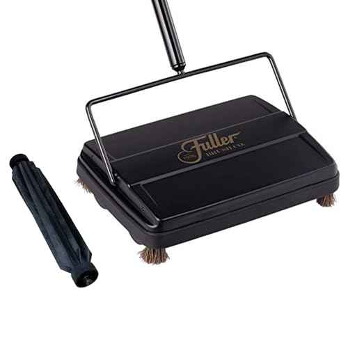 Electrostatic Carpet & Floor Sweeper with Additional Rubber Rotor