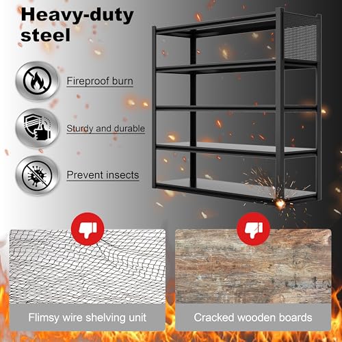 Heavy Duty Garage Shelving Units 72"H48"W24"D