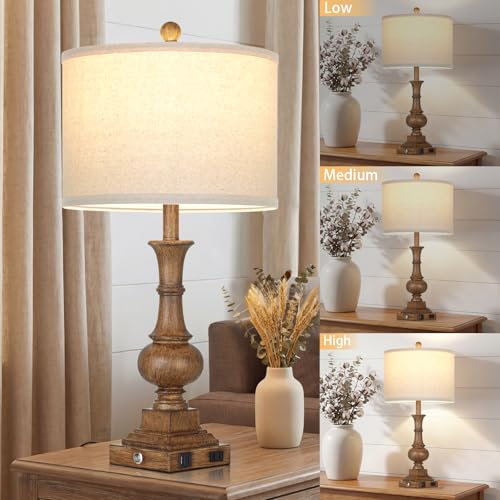 Rustic Table Lamps Set of 2