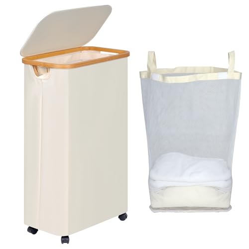 Laundry Basket with Wheels