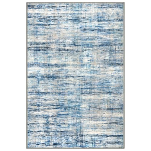 Abstrac Washable Rugs for Entryway