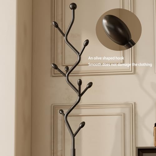 Tree shaped coat rack stand