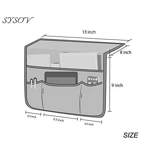 Bedside Caddy Remote Control Holder Storage Organizer