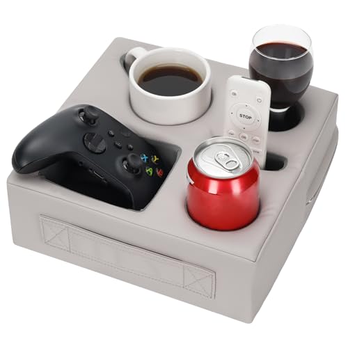 Couch Cup Holder Pillow Tray