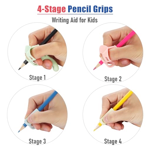 Pencil Grips with Multiple Styles and Assorted Colors