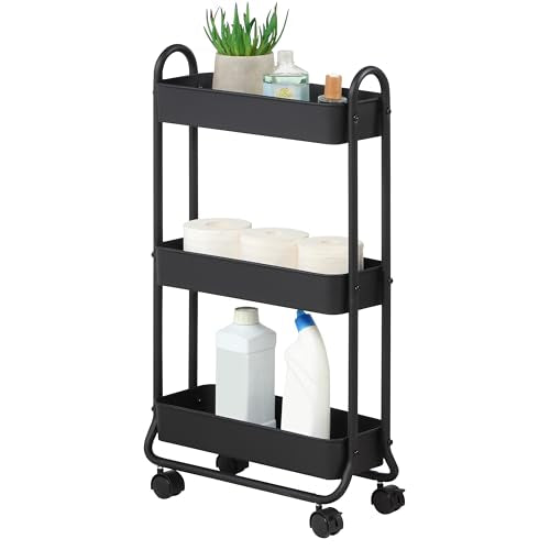 Slim Rolling Storage Cart