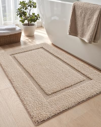 Bath Mat Absorbent and Non Slip Bathroom Rugs
