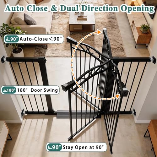 Extra Wide Baby Gate with Door