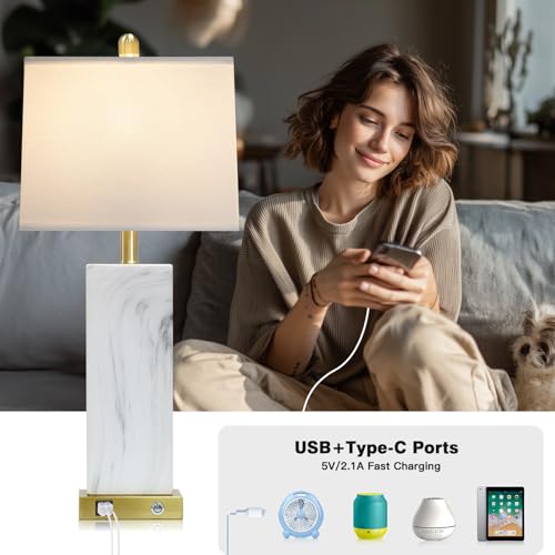 Ceramic Table Lamp Set ot 2