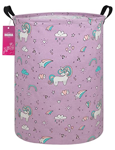 Laundry Hamper Large Canvas Fabric Storage Basket