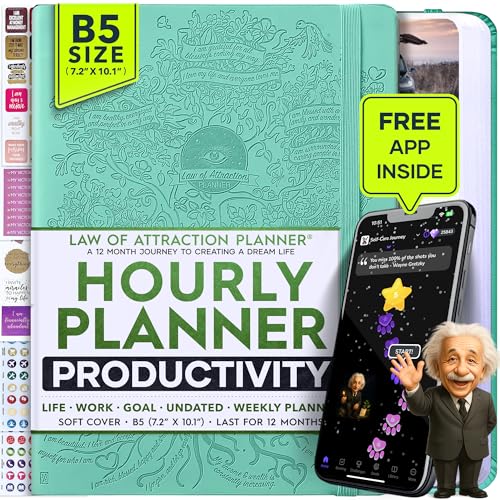 Life Planner Deluxe Undated Planner Weekly and Monthly Manifestiing Journal