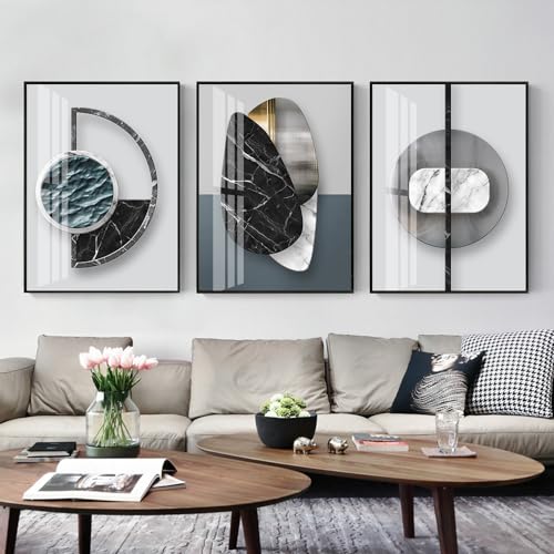 Home Living Room Wall Art Modern Home Bedroom Office Bathroom Wall 3D Abstract Painting