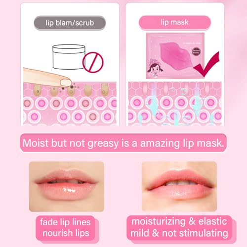 20 Pairs Lip Masks & Eye Mask