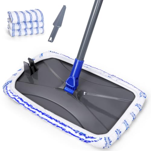 Flat Mop with Stainless Steel Handle