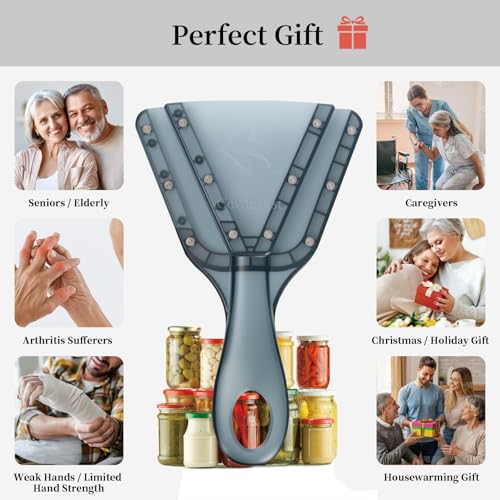 Jar Opener for Weak Hands & Seniors with Arthritis