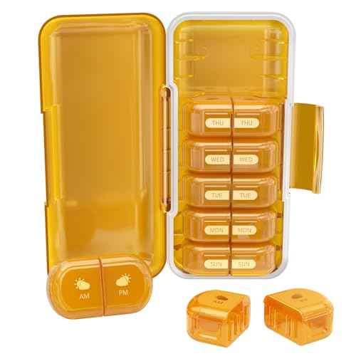Weekly Pill Organizer 2 Times a Day