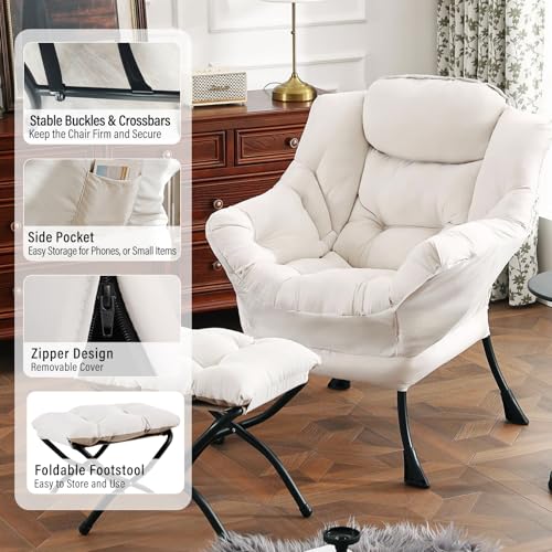 Lazy Chair with Ottoman