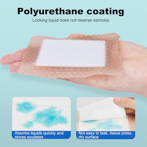 Silicone Foam Dressing 3x3 Gentle Border Pads