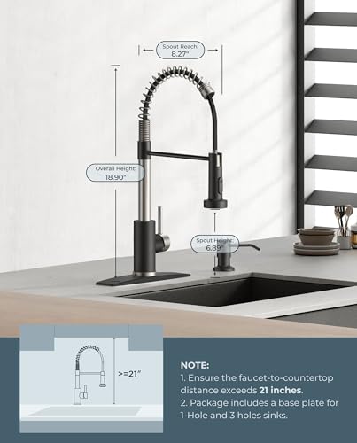 Kitchen Faucet with Pull Down Sprayer
