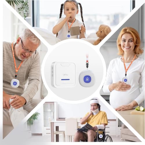 Caregiver Pager Wireless Call Button for Elderly