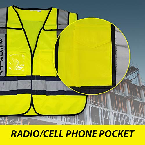 VIEWBRITE Reflective Class 2 Fire Vest Lime Green