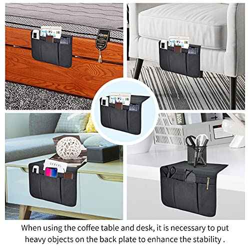 Bedside Caddy Remote Control Holder Storage Organizer