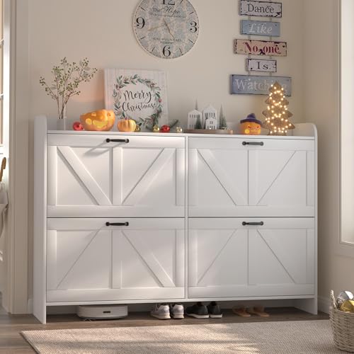 Narrow Shoe Storage Cabinet