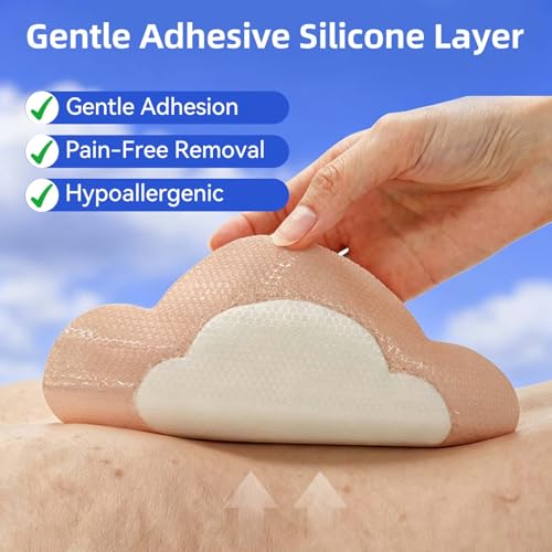 Large Sacrum Silicone Foam Dressing
