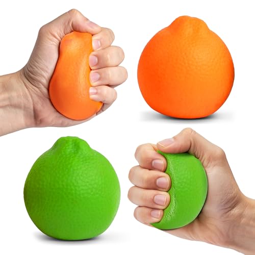 Ecowise Hand Therapy Fruit Squish Ball Pair
