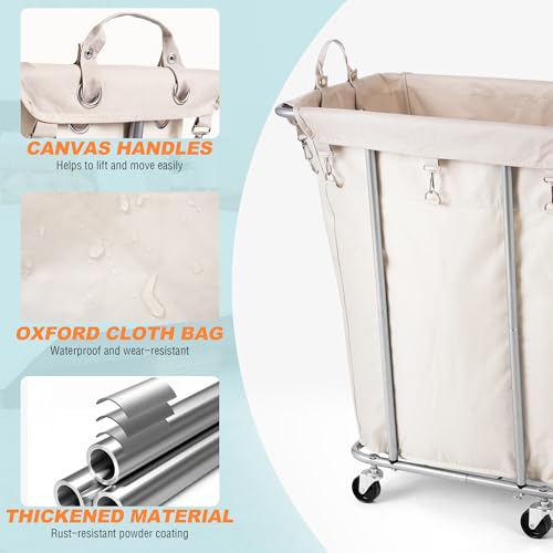 Rolling Laundry Hamper Cart and Sorter