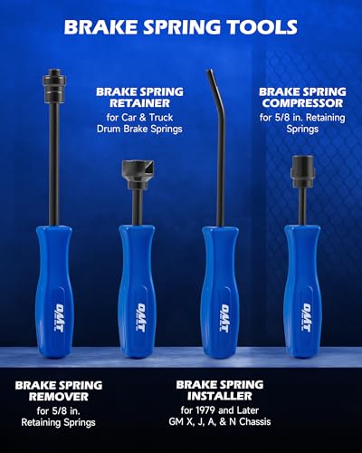 OMT 32pc Dual Brake Tool Kit w Caliper Compressor and Drum Brake Set