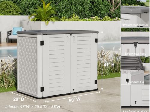 Resin Outdoor Storage Shed