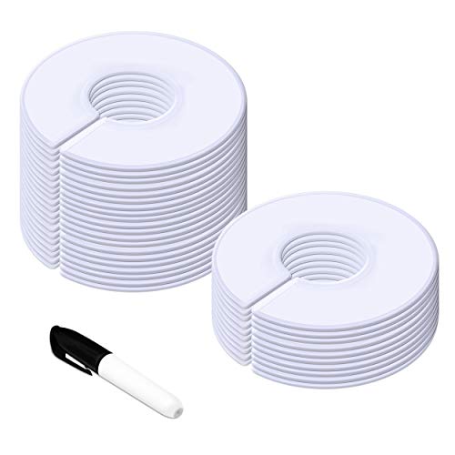 Round Clothing Size Closet Rack Dividers Hangers Separator