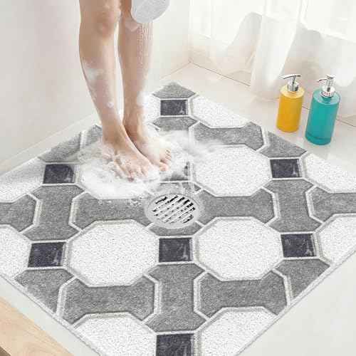 Square Shower Mat Non Slip