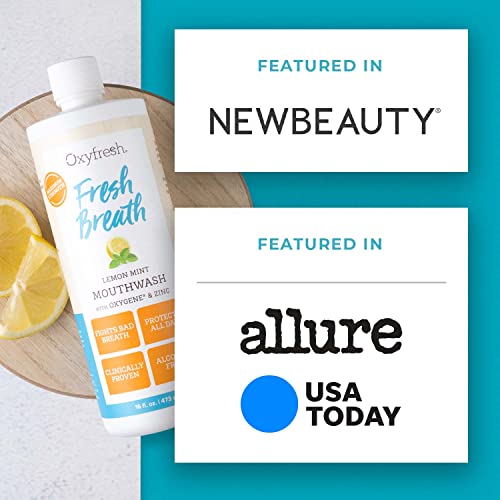 Lemon Mint Fresh Breath Mouthwash