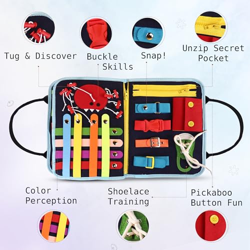 Montessori Busy Board Book