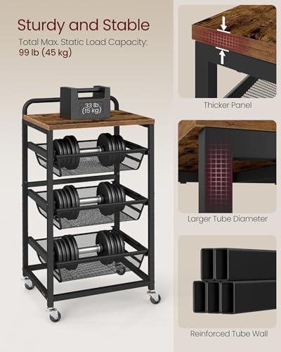 Storage Cart with Pull