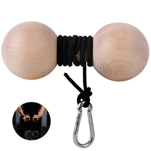 Wooden Wrist Roller and Forearm Strengthener