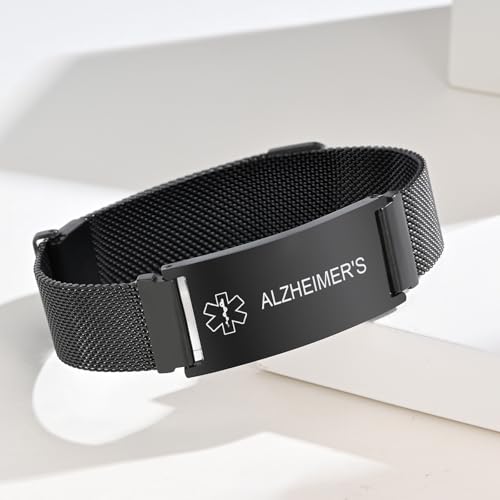 Medical Alert Id Bracelet for Men Women