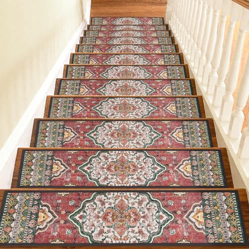 Non Slip Stair Treads for Wooden Steps Indoor