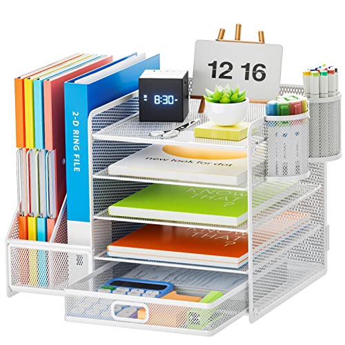 Desk Organizer with File Holder