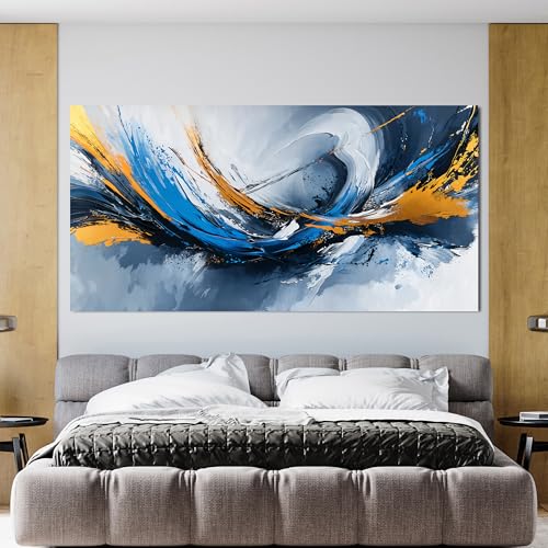 Canvas Wall Art Decor Beach Waves Oversized Wall Art Pictures For Living Room Decorations Artwork For Walls Art Wall Decor For Bedroom Office Pictures For Wall Decor